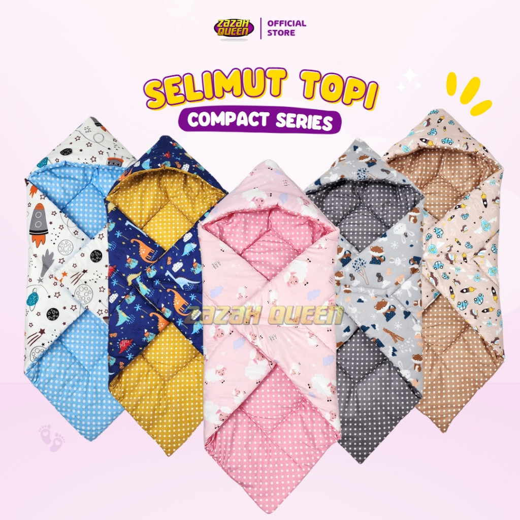 Selimut Topi Bayi Selimut Bayi Baby Blanket - COMPACT SERIES