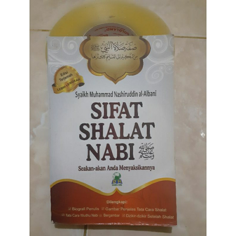 

buku sifat shalat nabi original seken