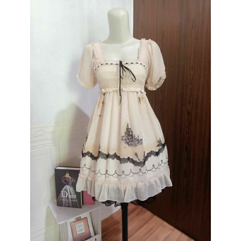 dress axes femme disney ariel princess rare item/axes femme dress lolita orange