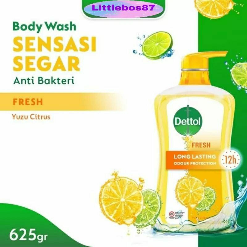 Dettol Body Wash Sabun Mandi Cair Fresh 625ml