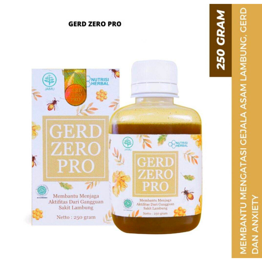 

MADU OBAT ASAM LAMBUNG DAN MAAG 250 GR GERD ZERO PRO