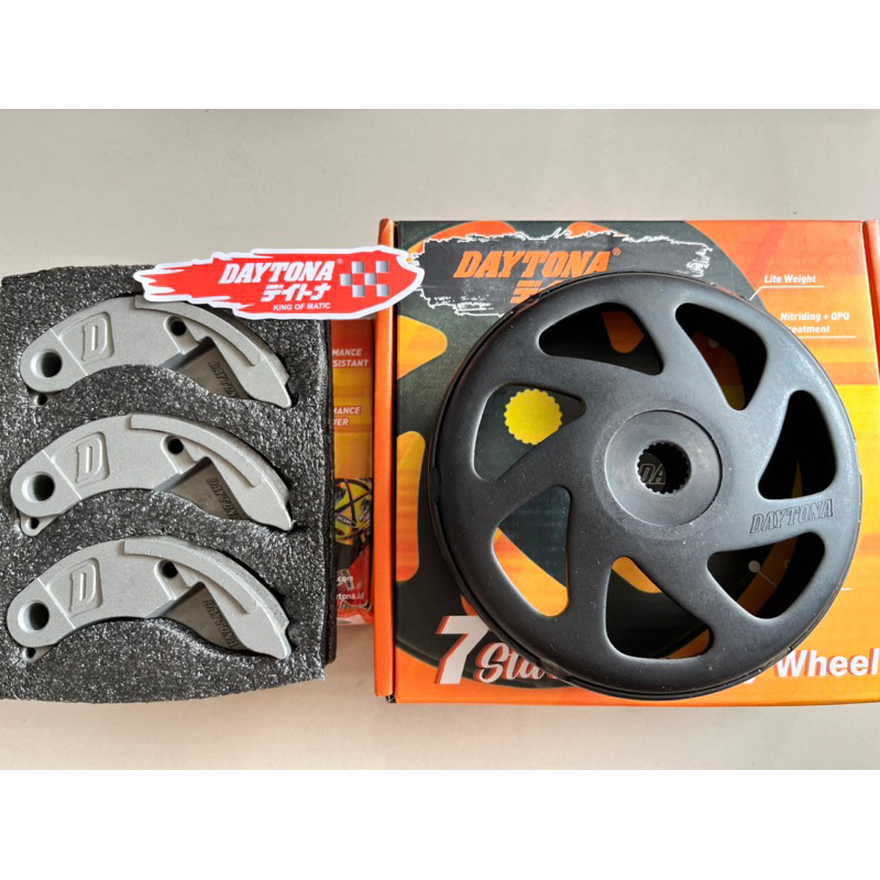 Daytona Mangkok ganda + Kampas Ganda Daytona Beat Scoopy Vario Nmax AEROX PCX ADV Vario 125 Vario 150 Mio Nouvo Mio M3 Fino Fazzio Lexi Beat Fi Vario 110 Scoopy fi Genio Beat Deluxe FreeGo X Ride