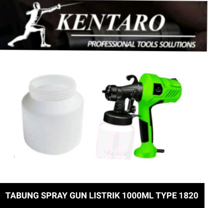 tabung spray gun listrik 1000ml type 1820 kentaro