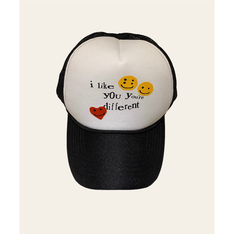 Cpfm inspired trucker hat smiley