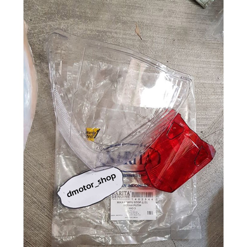 mika stop mio m3 mio z kaca lampu belakang mio m3 mio z