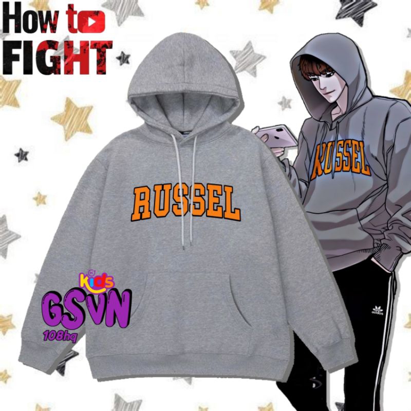 Jaket Baju Dewasa - Hoodie Sweater Russel Sung Taehoon Webtoon How To Fight - 781