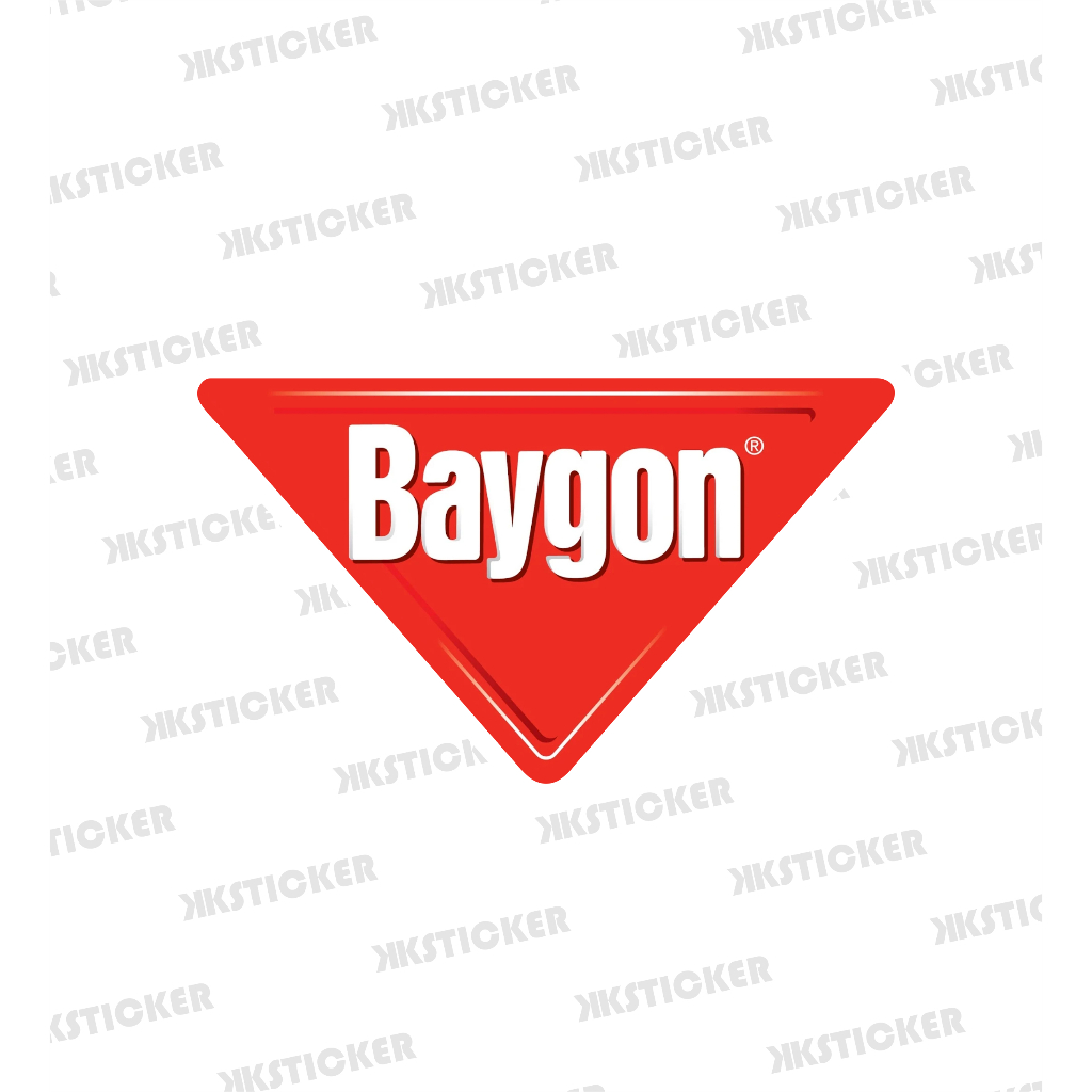 

Sticker Baygon | Stiker Vinyl Anti air + Laminasi