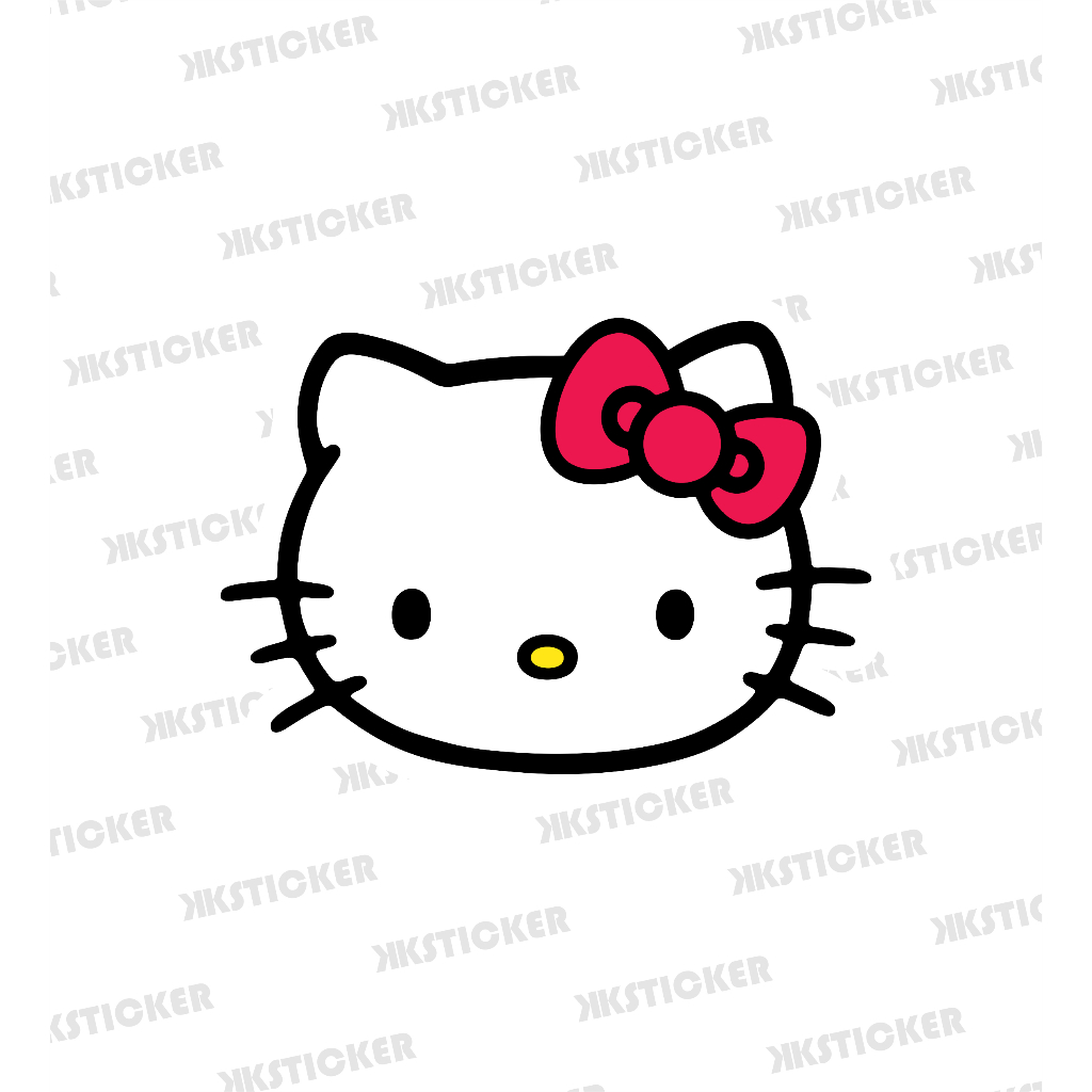 

Sticker Hello Kitty | Stiker Vinyl Anti air + Laminasi
