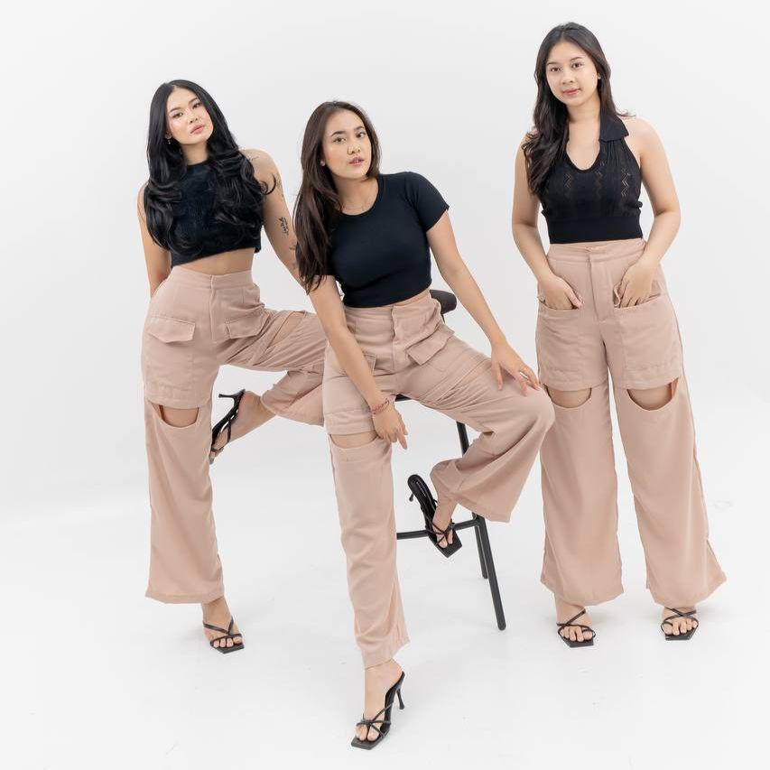 ALEXA PANT / Kulot Polyster