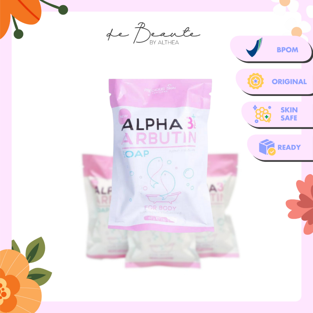 Precious Skin Alpha Arbutin 3 Plus Collagen Whitening Soap / Sabun Pemutih Badan / Sabun / Soap 80g