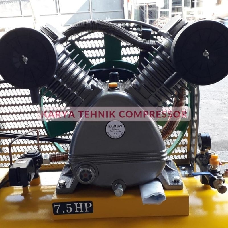 Kepala Kompresor Udara BISON 7.5 HP ( Single Stage )