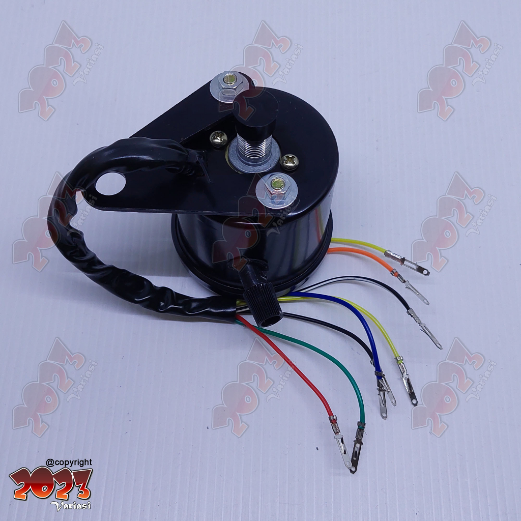 Speedometer Kilometer LED Motor Universal Bulat