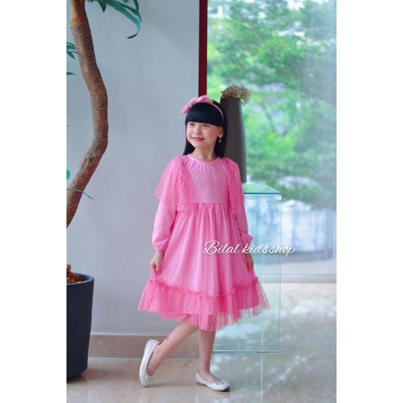 GAMIS BRUKAT ANAK LENGAN PANJANG 1-10 TAHUN ( TANPA HIJAB )