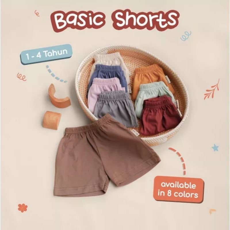 NICE KIDS - BASIC SHORT - CELANA ANAK NICE KIDS - CELANA PENDEK ANAK - CELANA BAYI