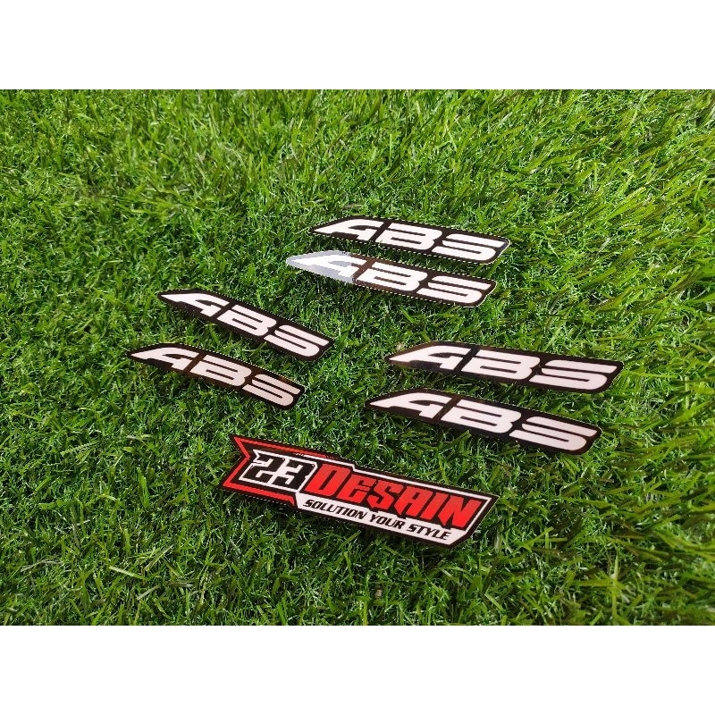 stiker abs sticker abs stiker nmax abs cutting abs logo abs 1pcs