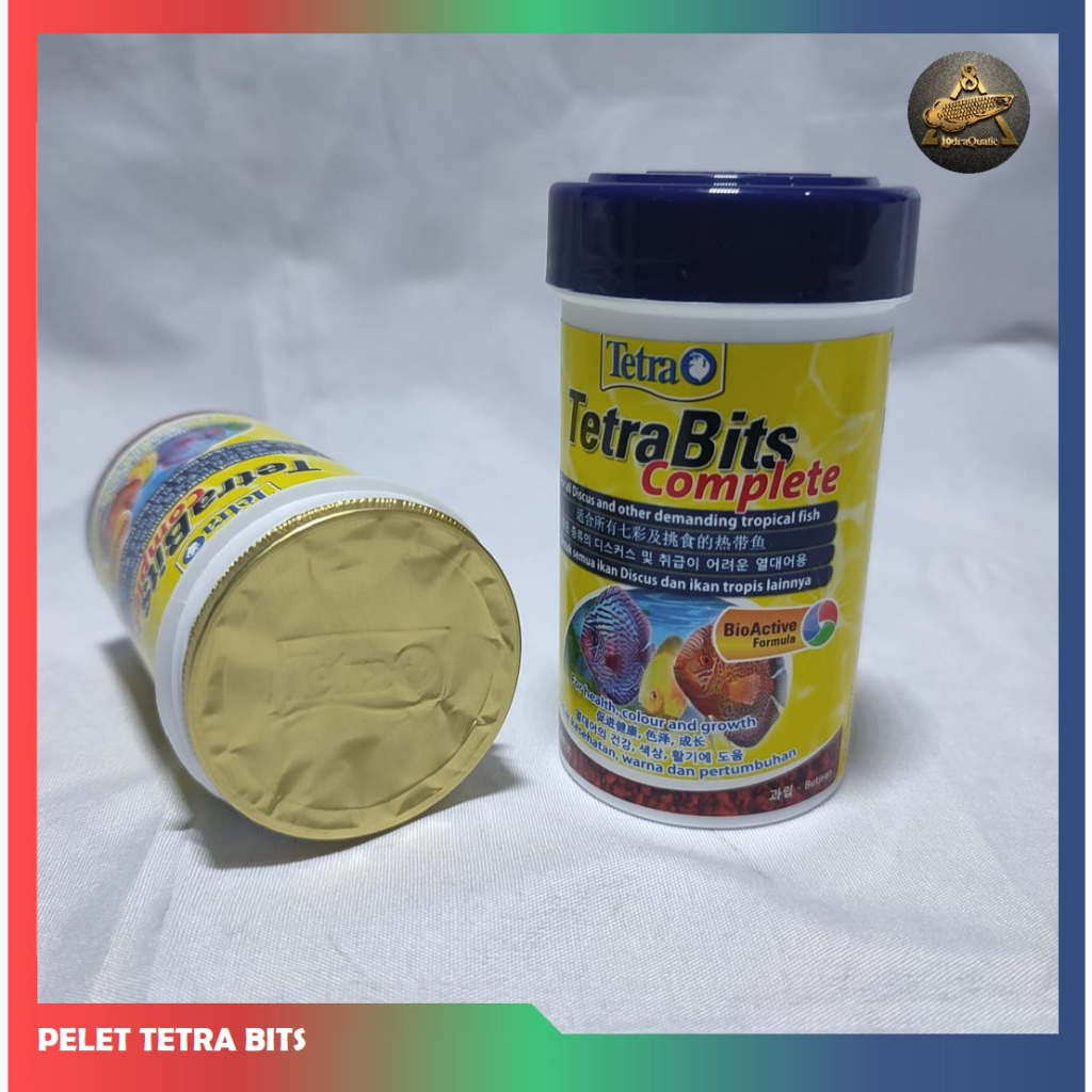 PELET TETRA BITS  PAKAN IKAN HIAS AQUASCAPE PELET TETRA BITS PELET PAKAN IKAN CUPANG IKAN GUPPY IKAN TETRA IKAN HIAS KECIL PAKAN IKAN MAS PAKAN IKAN KOKI ORANDA RANCHU PAKAN IKAN LOUHAN IKAN DISCUS