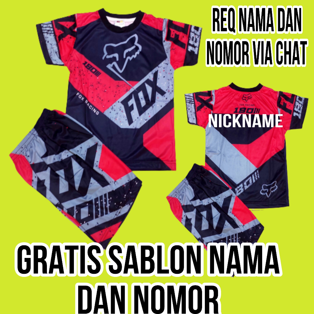 Baju balap motor anak/setelan baju balap motor cross