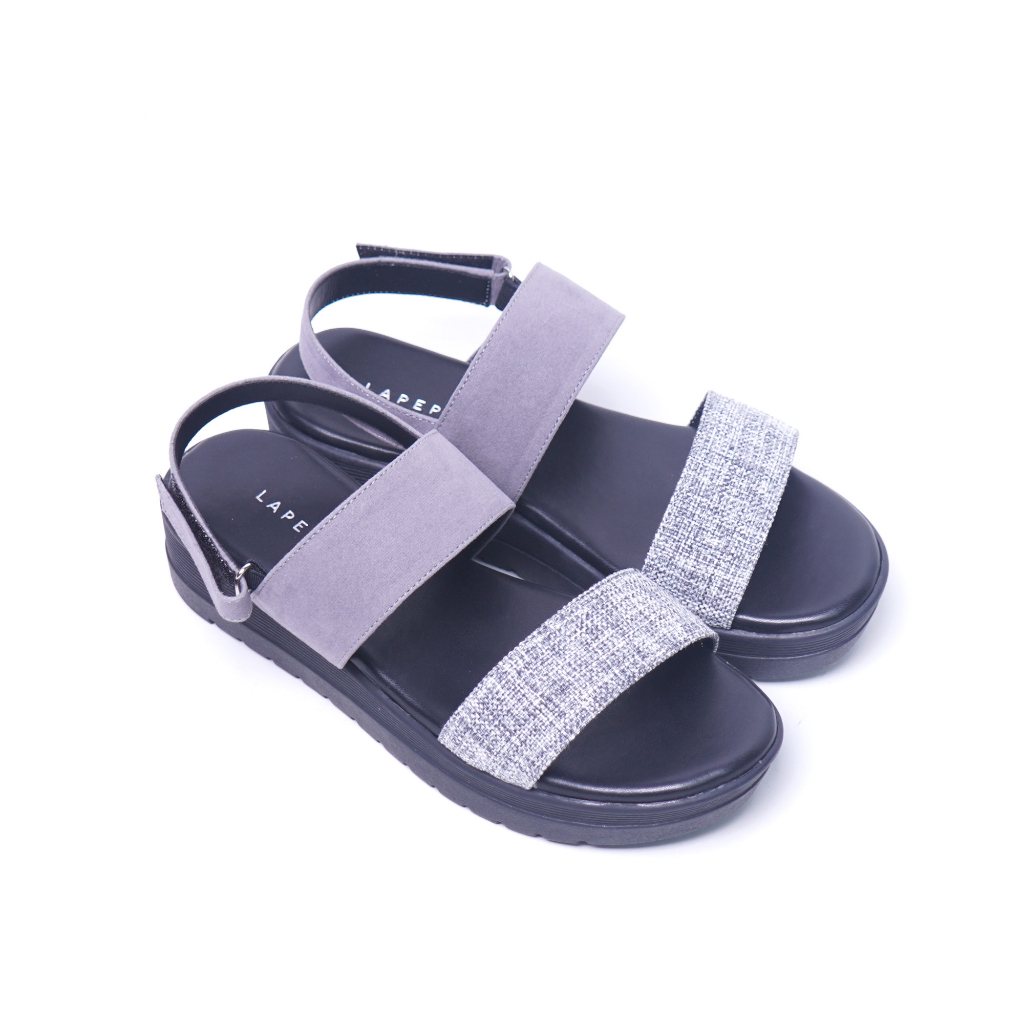 Adarastore - Lapepa GHEA Sandal Wedges Tali Casual Sendal Hak Wanita Kekinian