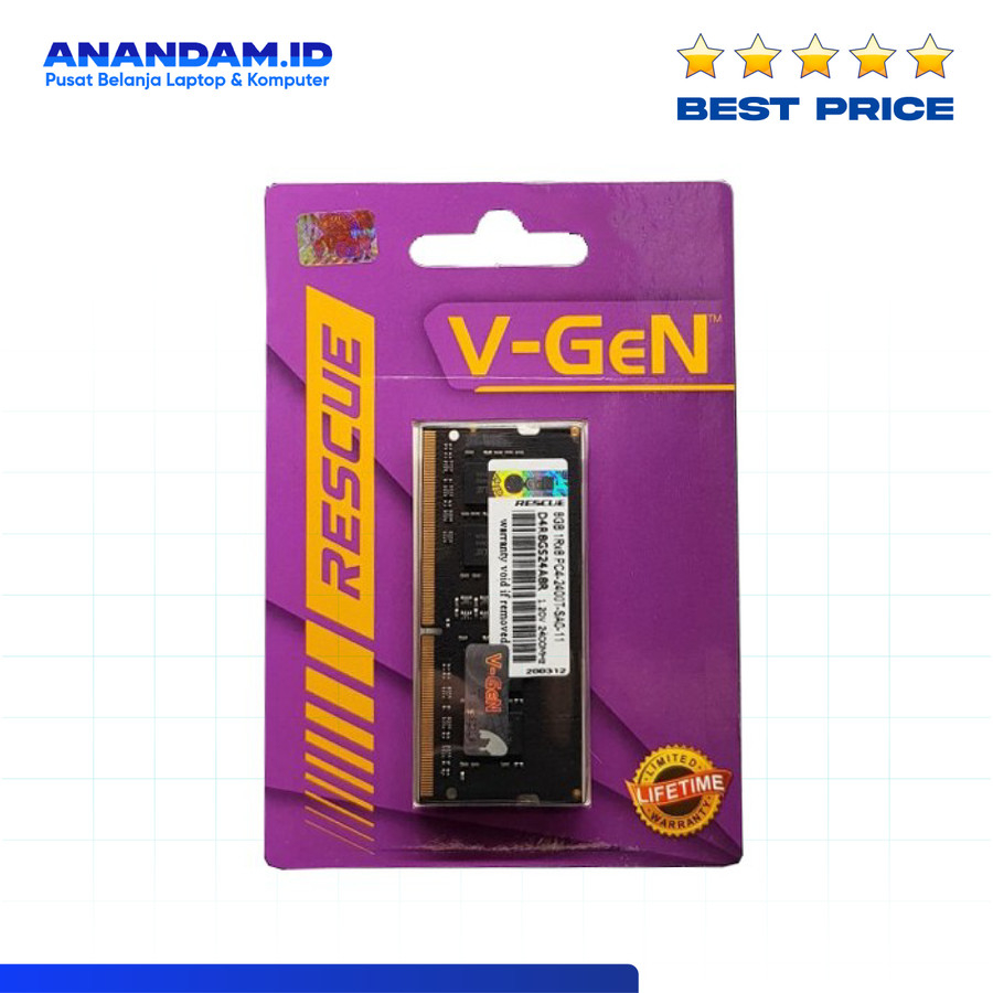 V-Gen Rescue SODIMM 4GB DDR4 2666Mhz - VGEN