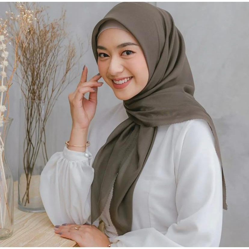 Jilbab Paris Premium Voal Hijab Segi Empat Polos Jl07pa