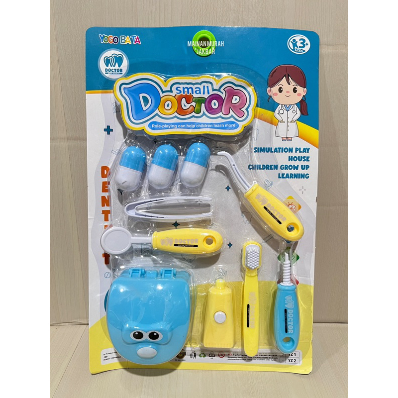 MAINAN ANAK DOKTER GIGI SET + AKSESORIS YZ 1