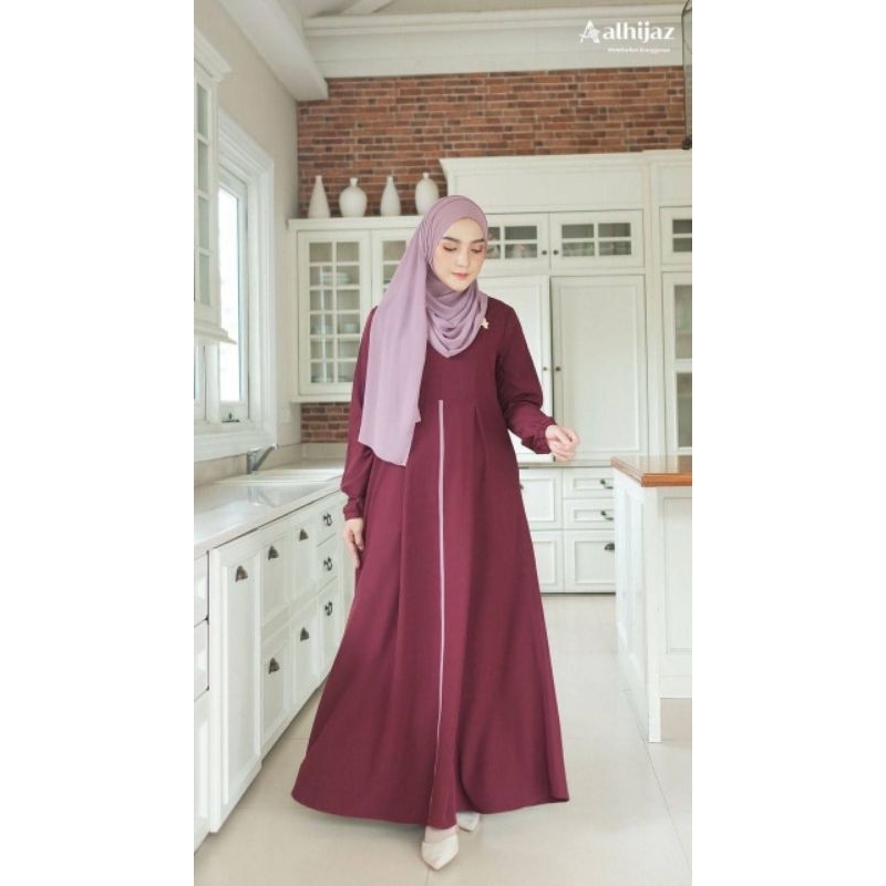 Gamis set pashmina Khaira by Alhijaz