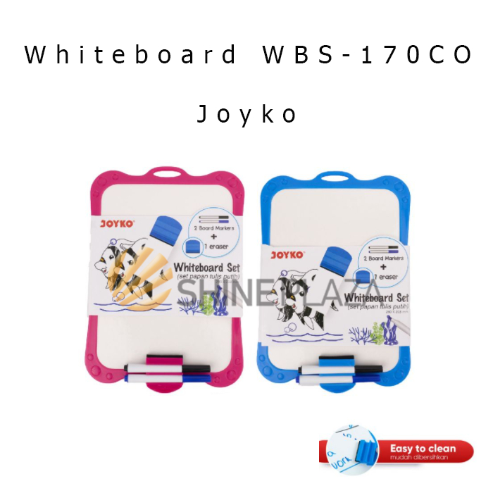 

Papan Tulis Putih Whiteboard Set Joyko WBS-170CO