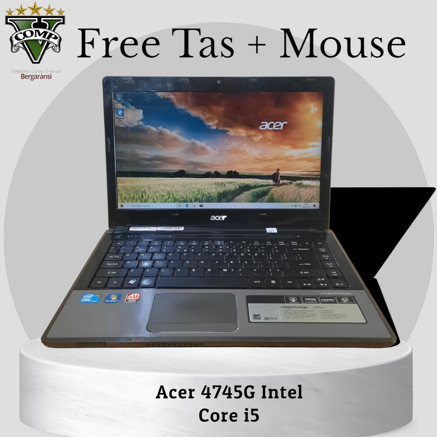 Laptop Acer 4745G, Intel Core i5, VGA AMD, SSD 256gb, Ram 4gb