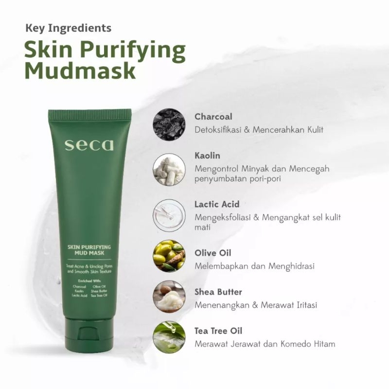 SECA PURIFYING MUDMASK  MASKER WAJAH SECA