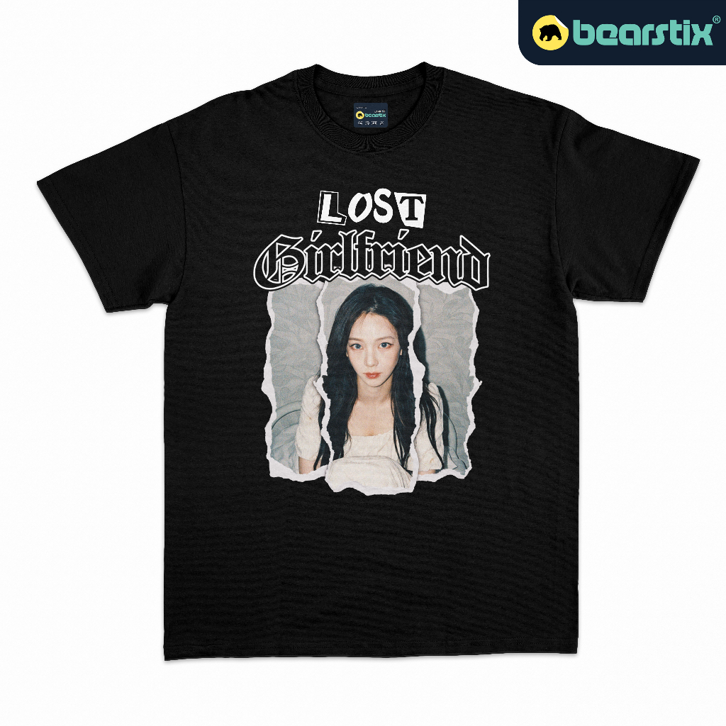 SHINZO - Tshirt Lost Girlfriend Karina - Kaos Katarina Blue - Baju Aespa - Tshirt Spicy - Kaos Kpop 