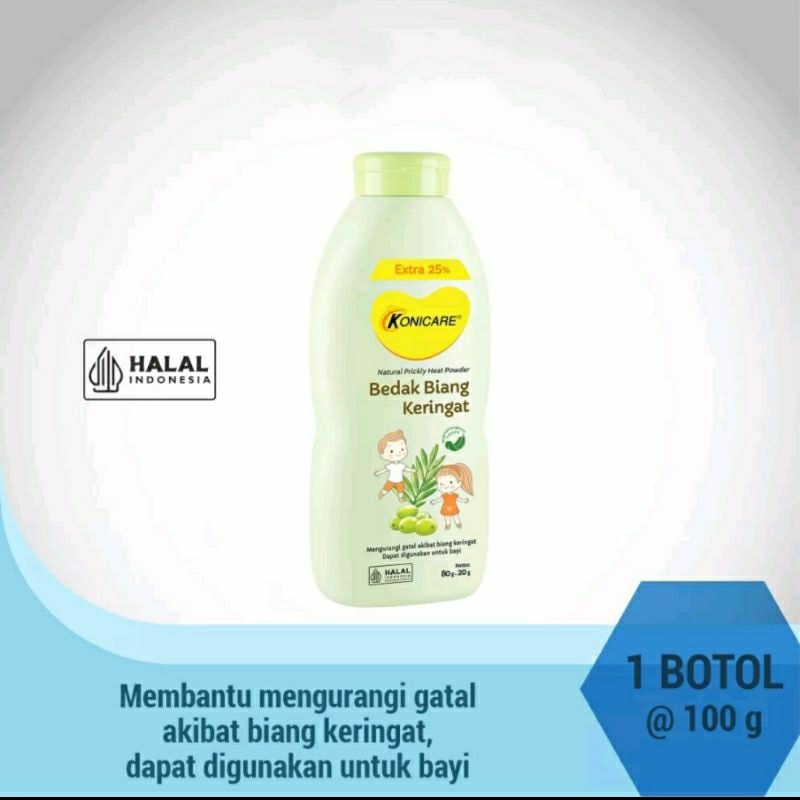 KONICARE Bedak Biang Keringat 100gr (80gr+20gr)