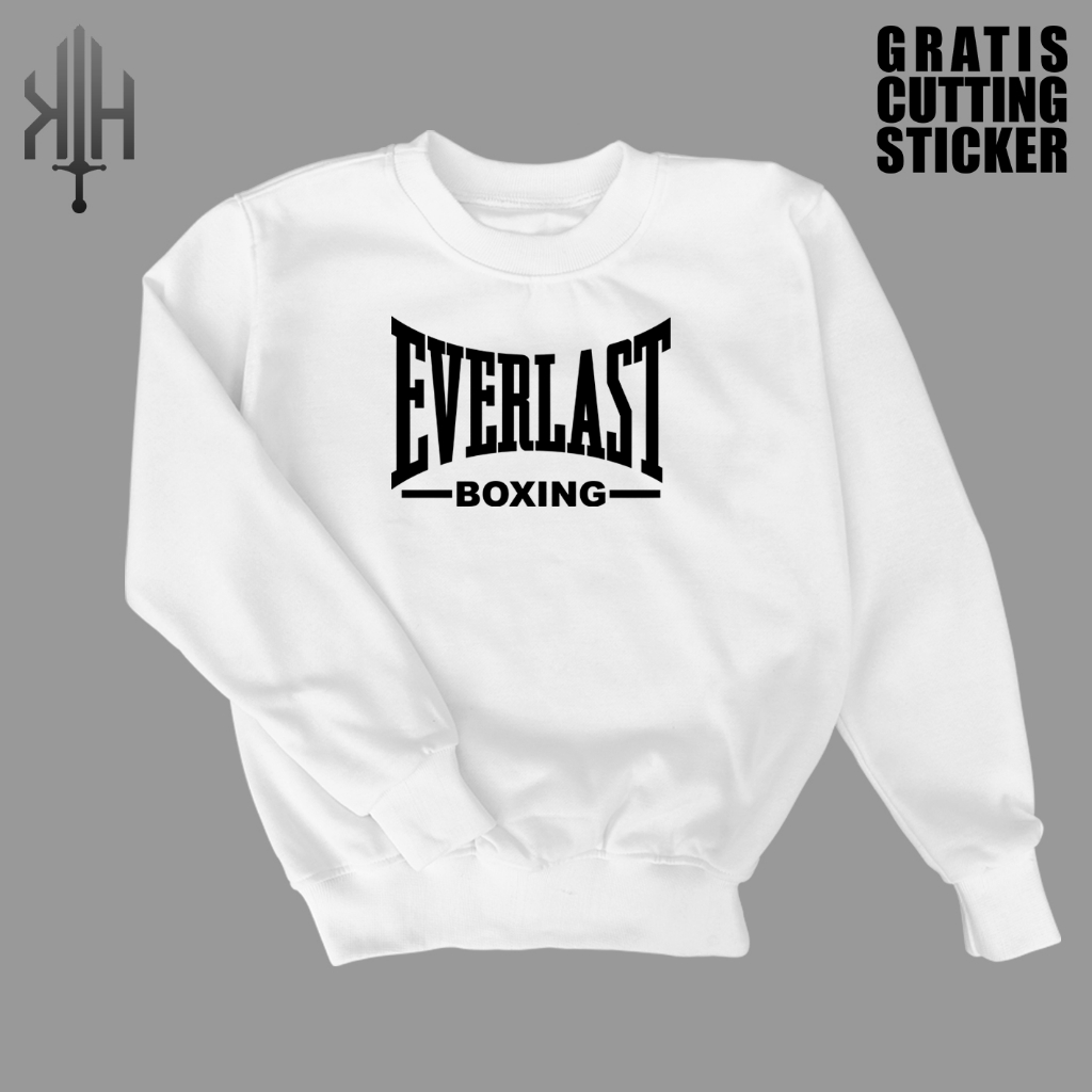 Crewneck Sweater Everlast Boxing-Crewneck Pria-Sweater Wanita