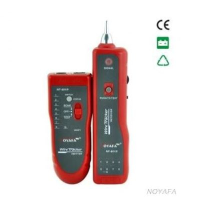 Wire tracker cable tester noyafa rj45 rj11 lan cat 5 6 network 2 tone up 2km nf-801 nf801 - wired tracer