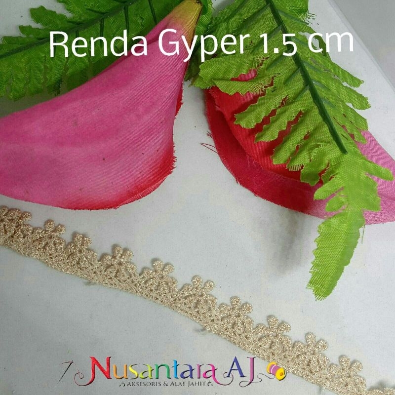 Renda Gyper / Renda Giper kecil per roll