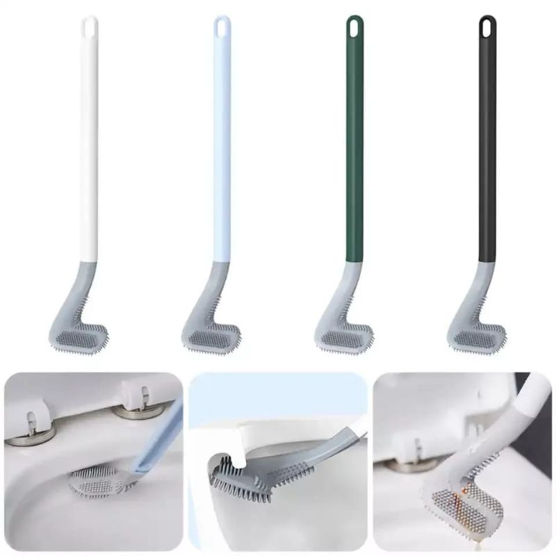 SIKAT WC SILICONE / Sikat Toilet Silikon Sikat Closet Sikat Silikon Bentuk Golf Sikat WC