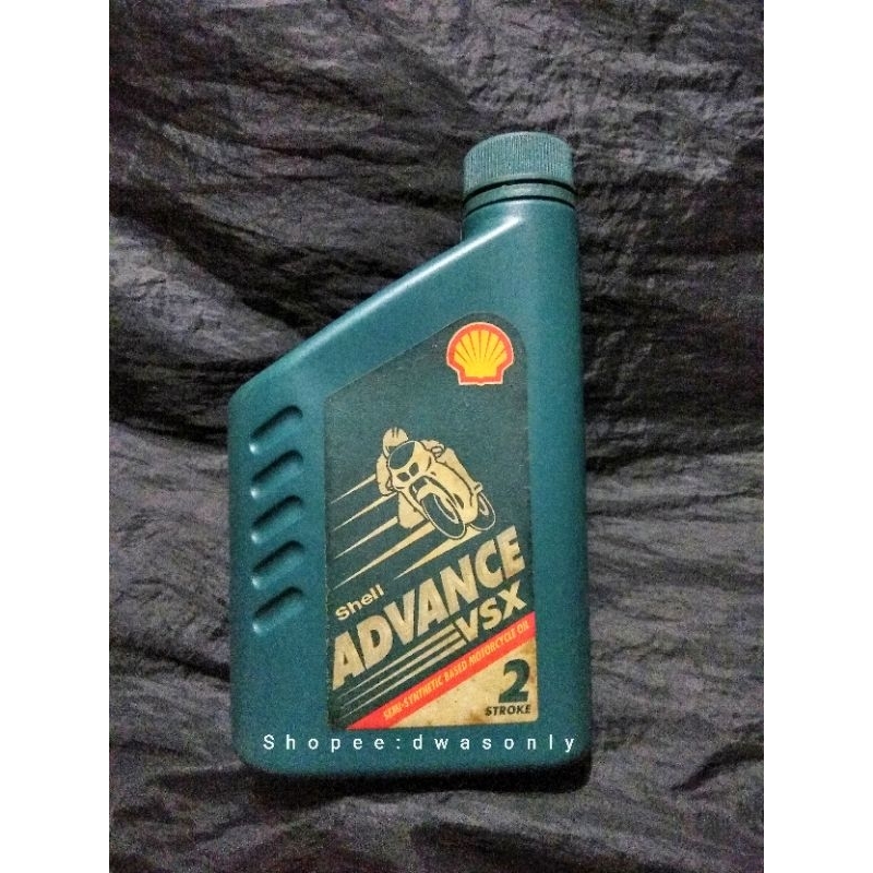 Shell ADVANCE VSX 2T oli samping 2tak lawas jadul wangi