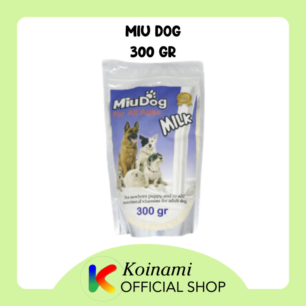 MIU DOG 300 GRAM  / SUSU ANAK ANJING / SUSU ANJING DEWASA / MIU DOG BTM
