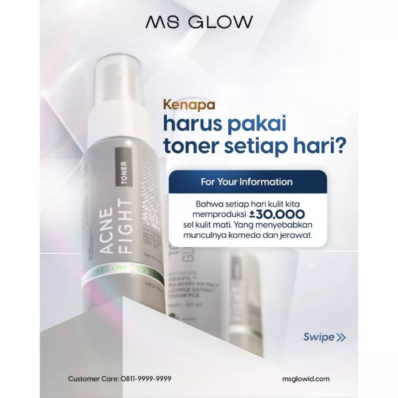 TONER ACNE FIGHT MS GLOW TERBARU