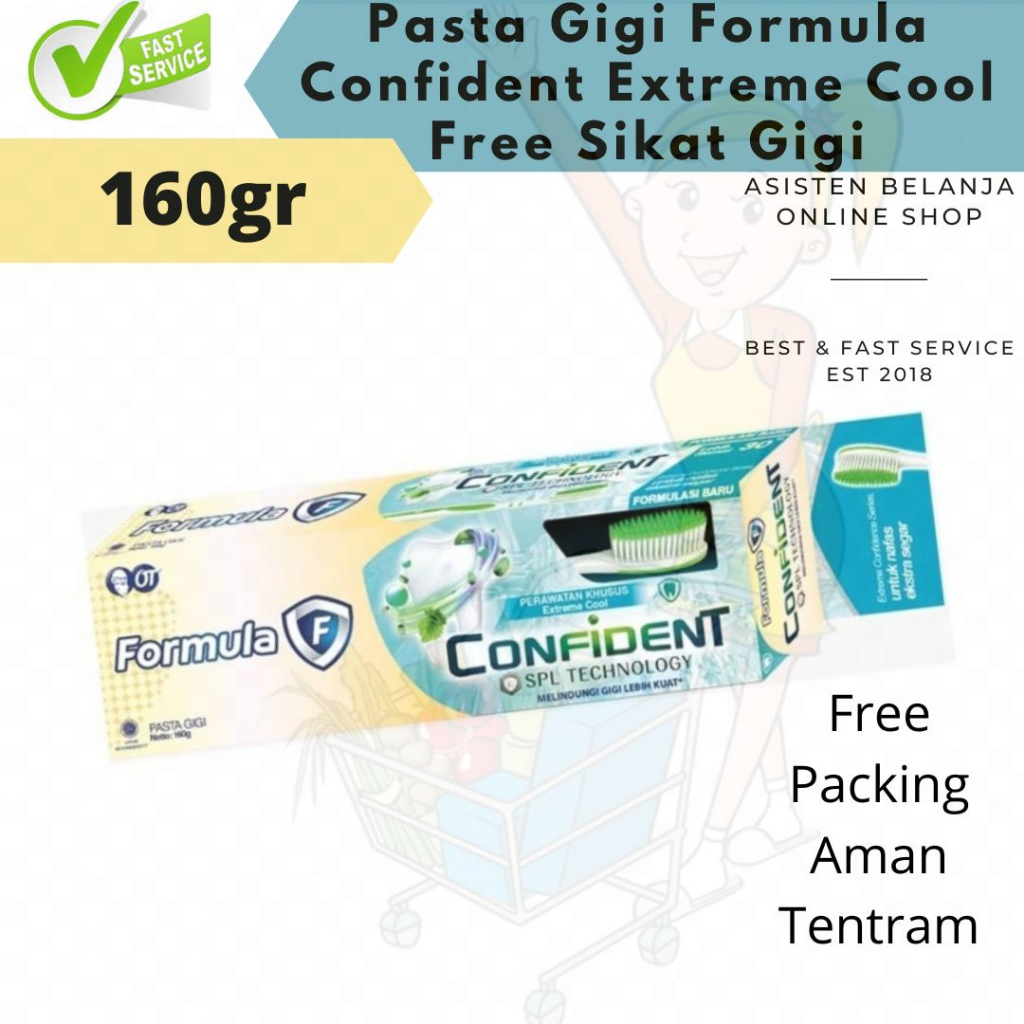 Pasta Gigi FORMULA Confident Extreme Cool 160 g Odol Gigi Toothpaste 160gr