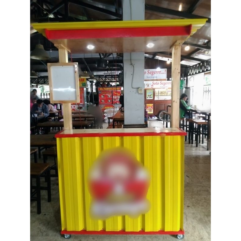Booth Container Stand Jualan Rombong Gerobak Kontainer