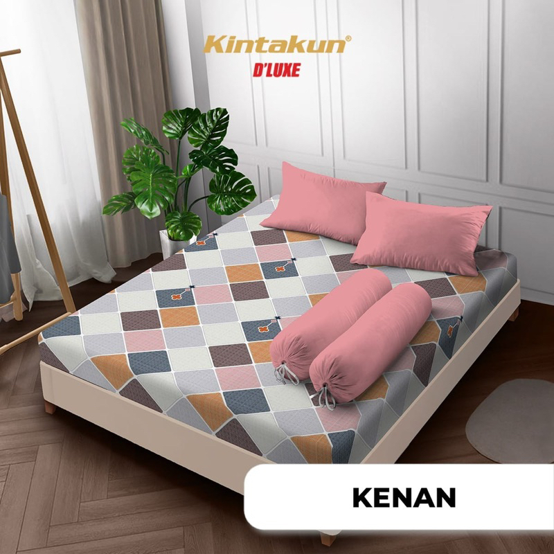 (BISA COD)SPREI KINTAKUN DELUXE UK 180*200 CM DIJAMIN TIDAK LUNTUR