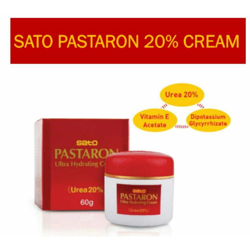 Sato Pastaron Ultra Hydrating Cream Pelembab 20% Urea 60gr