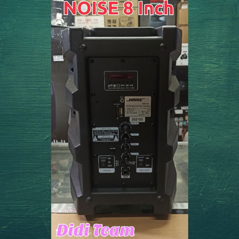 Speaker Portable NOISE 899Qii 8inch