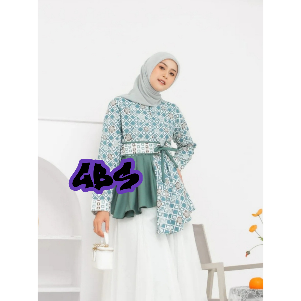 BAJU BATIK WANITA MODERN MONALISA GENES asli PEKALONGAN