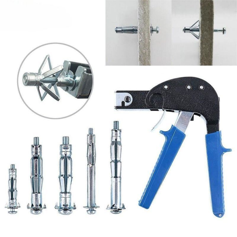 Heavy Duty Wall Anchor Gun Metal Setting Tool For Hollow Wall Anchor Plasterboard Fixing