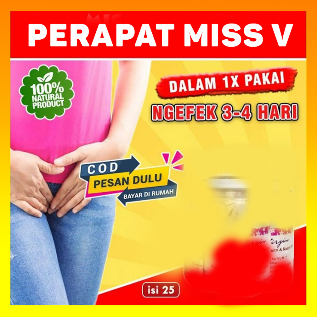 Pil Kunyit Putih dan Jenitri Perapat Miss V Kesat dan Rapet