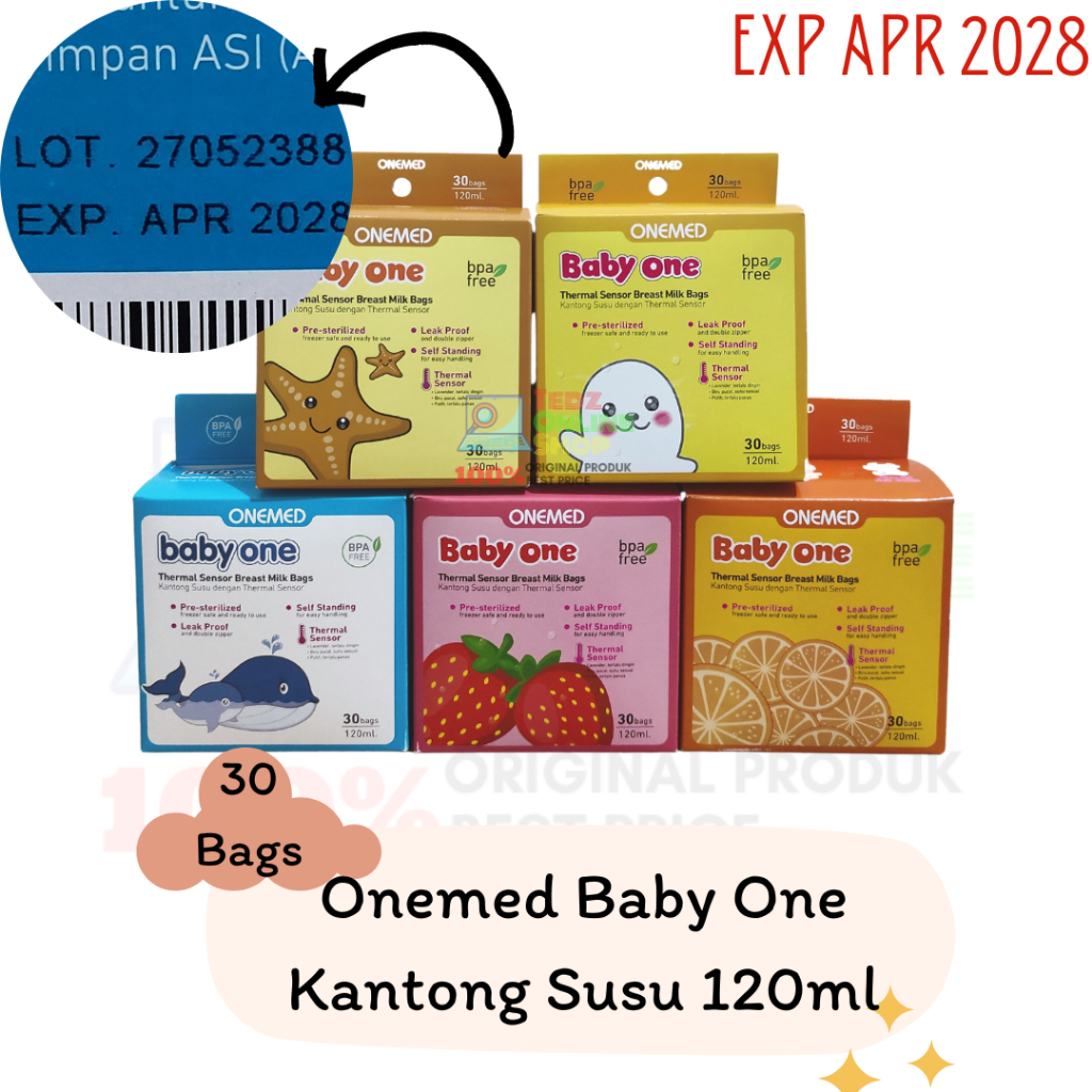 Onemed Kantong Susu ASI 120ml Baby One 30pcs