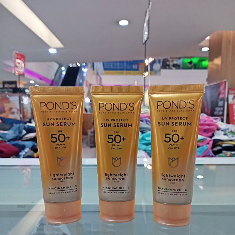 Pond's UV protect sun serum spf 50pa±+++