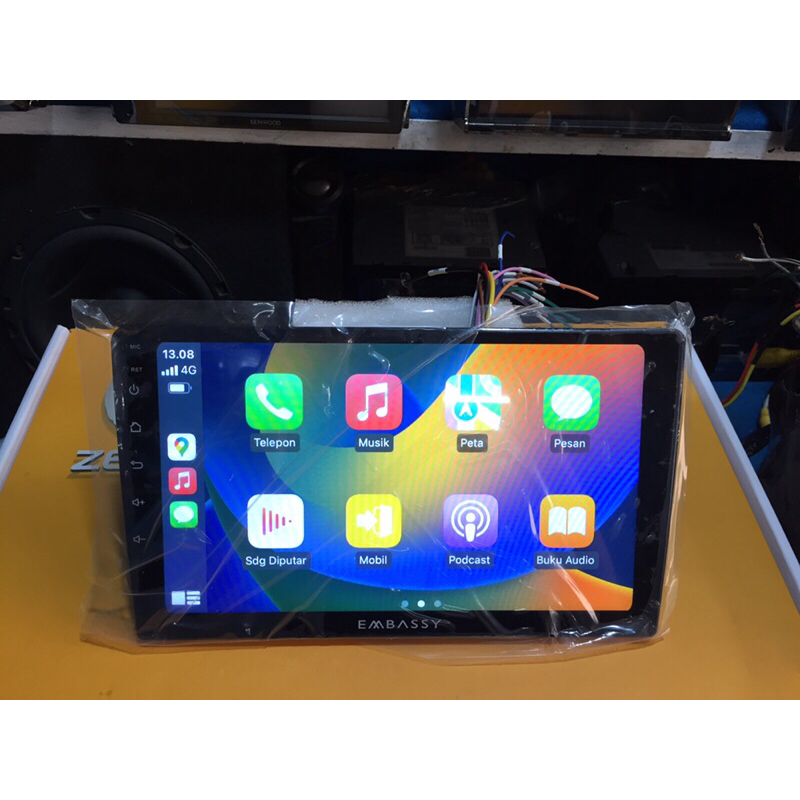 Head unit android 9 inch embassy 2/32 carplay android auto