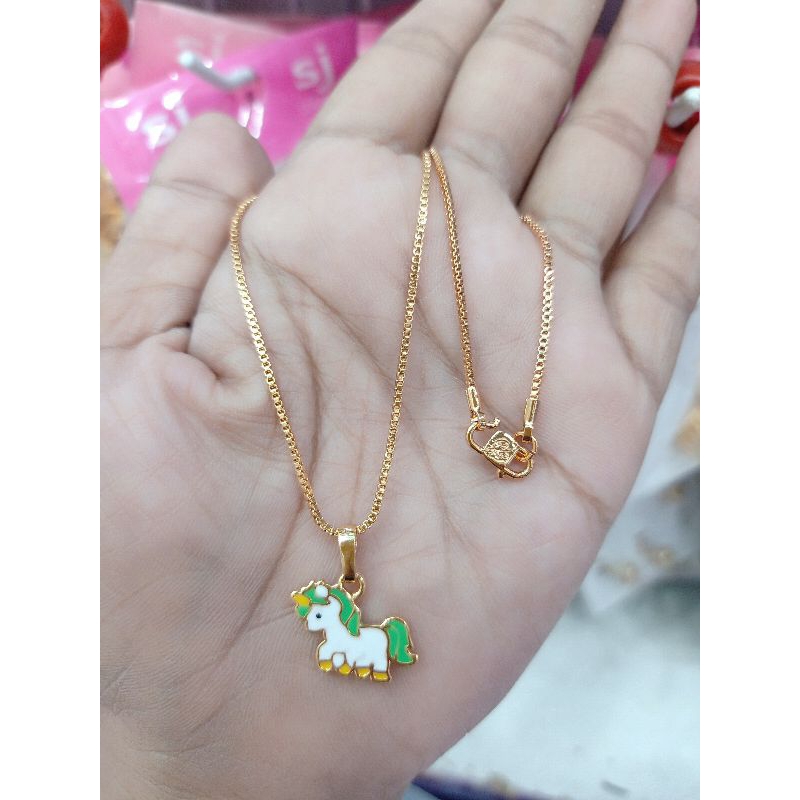 KALUNG ANAK BONEKA LAPIS EMAS